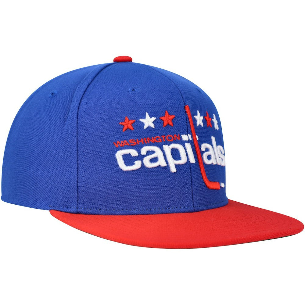 Washington Capitals Mitchell & Ness Core Team Ground 2.0 Snapback Hat Blue