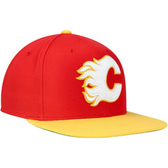 Calgary Flames - Mitchell & Ness Core Team Ground 2.0 Snapback Hat Red