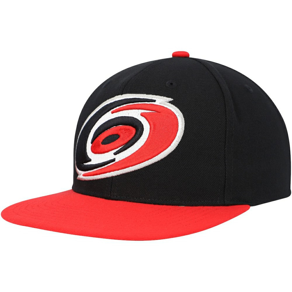 Carolina Hurricanes - Mitchell & Ness Core Team Ground 2.0 Snapback Hat Black