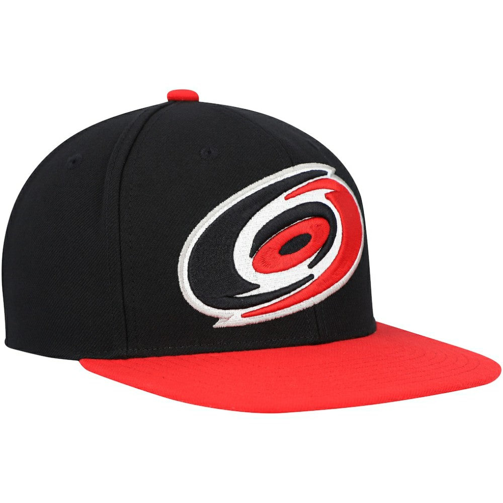 Carolina Hurricanes - Mitchell & Ness Core Team Ground 2.0 Snapback Hat Black