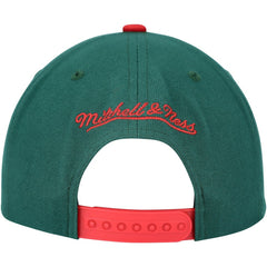 Minnesota Wild - Mitchell & Ness Core Team Ground 2.0 Snapback Hat Green