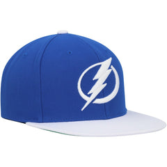 Tampa Bay Lightning - Mitchell & Ness Core Team Ground 2.0 Snapback Hat Blue