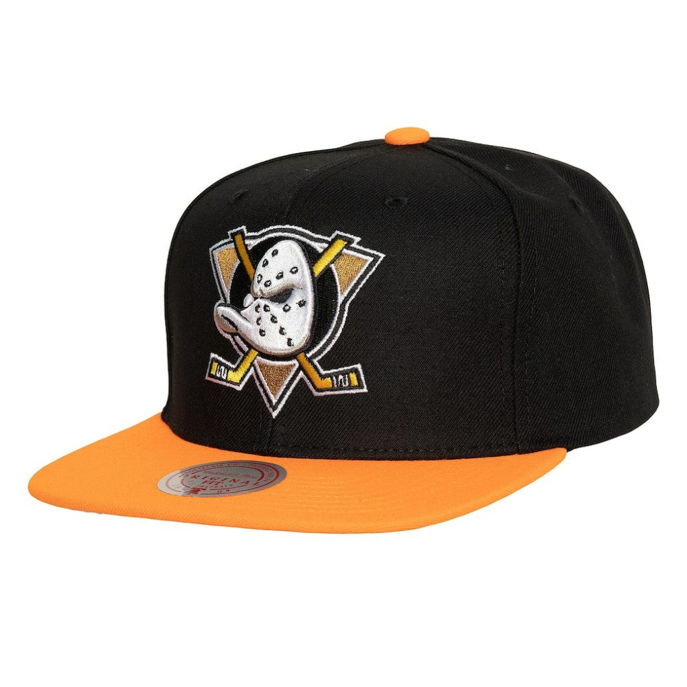 Anaheim Ducks - Mitchell & Ness Core Team Ground 2.0 Snapback Hat Black