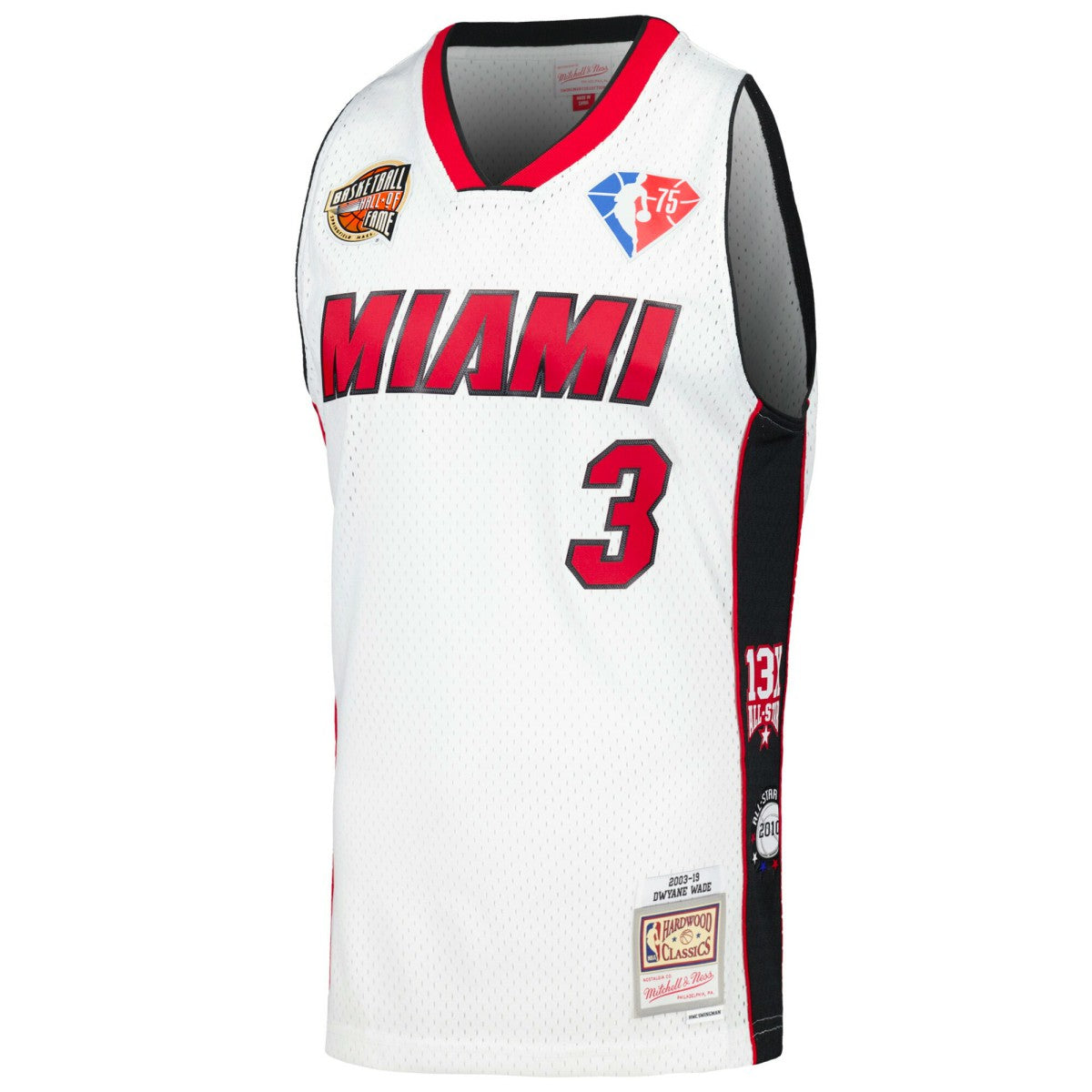 Dwyane Wade Miami Heat Unisex Hall of Fame Class of 2023 Throwback Swingman Jersey - White | NBA Jerseys
