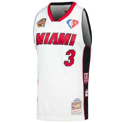 Dwyane Wade Miami Heat Unisex Hall of Fame Class of 2023 Throwback Swingman Jersey - White | NBA Jerseys