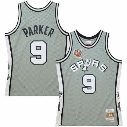 Tony Parker San Antonio Spurs Unisex Hall of Fame Class of 2023 Throwback Swingman Jersey - Gray | NBA Jerseys