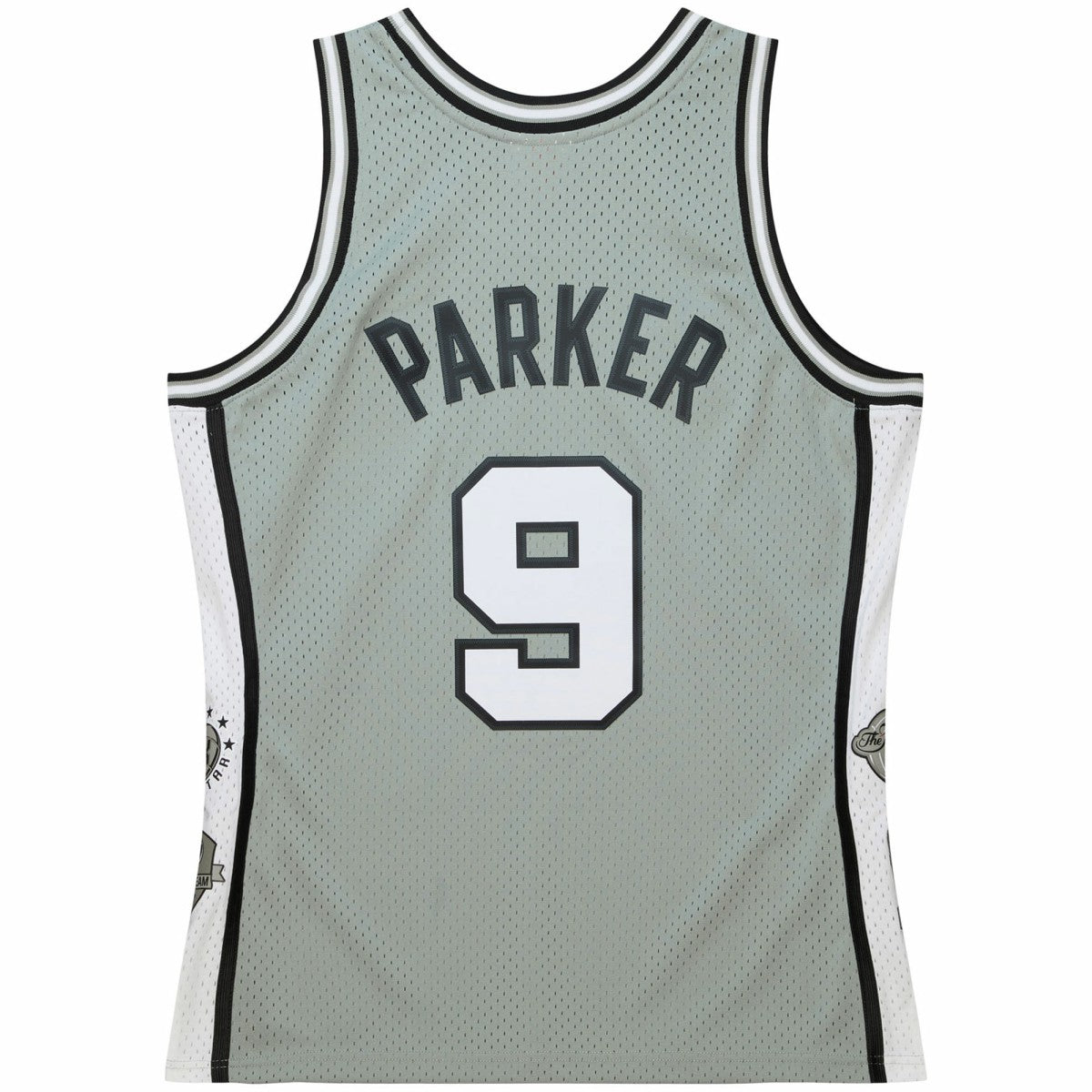 Mitchell & Ness - Tony Parker San Antonio Spurs Unisex Hall of Fame Class of 2023 Throwback Swingman Jersey - Gray