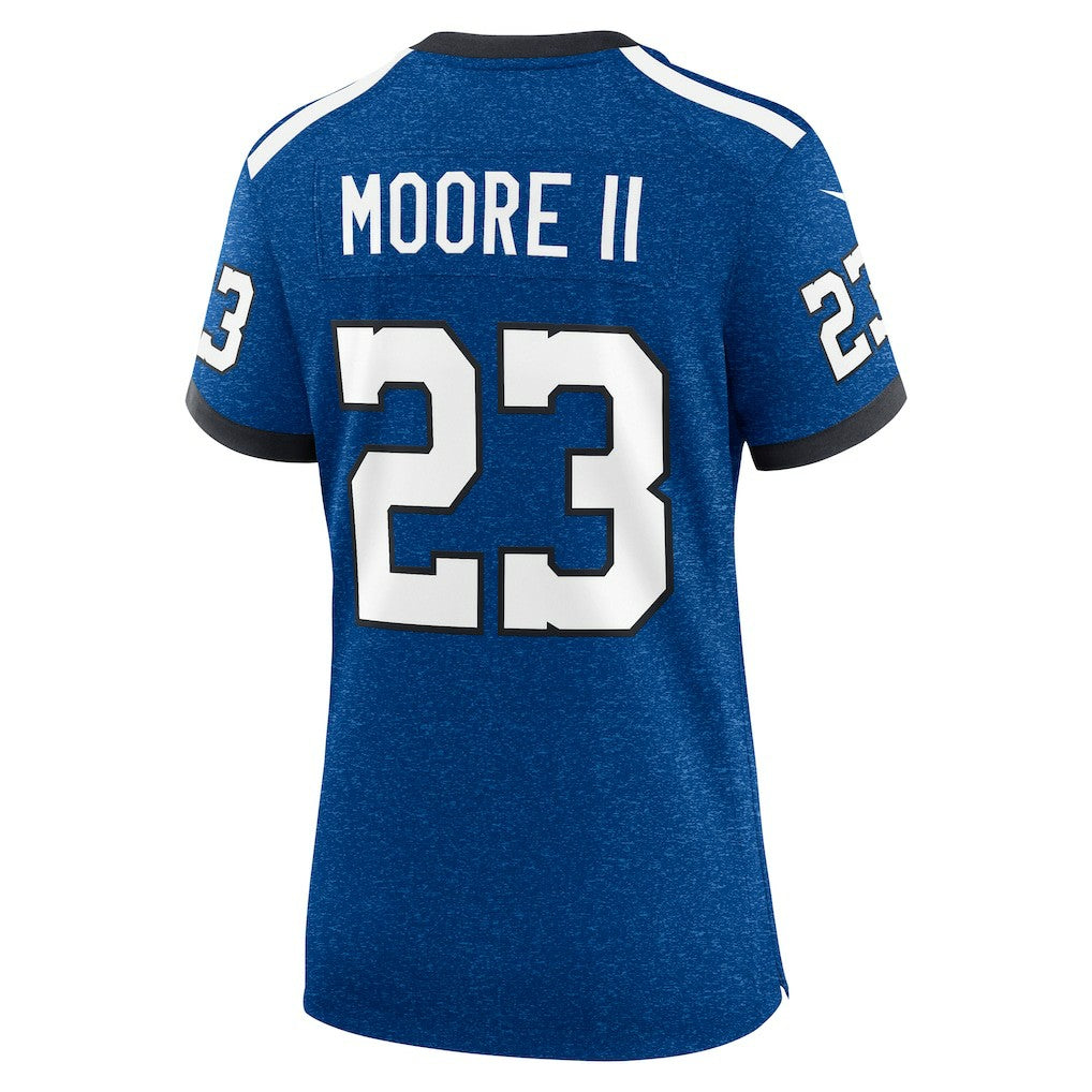 Kenny Moore II Indianapolis Colts Women's Indiana Nights Alternate Game Jersey Royal - Nike