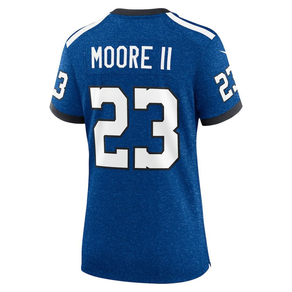 Kenny Moore II Indianapolis Colts Women's Indiana Nights Alternate Game Jersey Royal - Nike