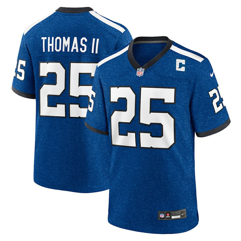 Rodney Thomas II Indianapolis Colts Alternate Game Jersey Blue - Nike