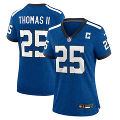 Rodney Thomas II Indianapolis Colts Women's Indiana Nights Alternate Game Jersey Royal - Nike