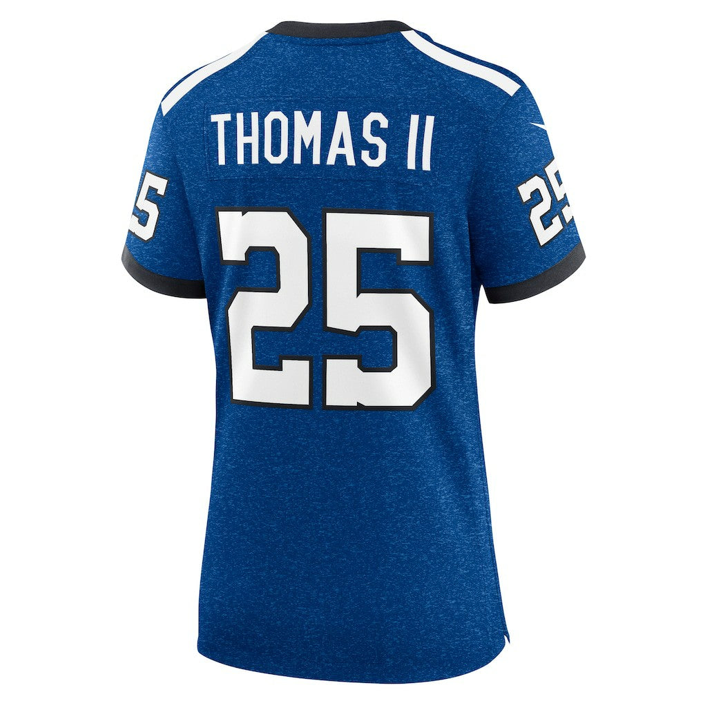 Rodney Thomas II Indianapolis Colts Women's Indiana Nights Alternate Game Jersey Royal - Nike