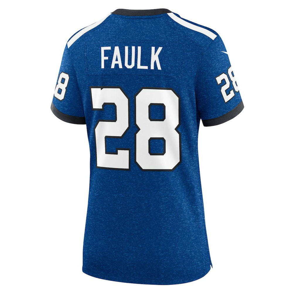 Marshall Faulk Indianapolis Colts Women's Indiana Nights Alternate Game Jersey Royal - Nike