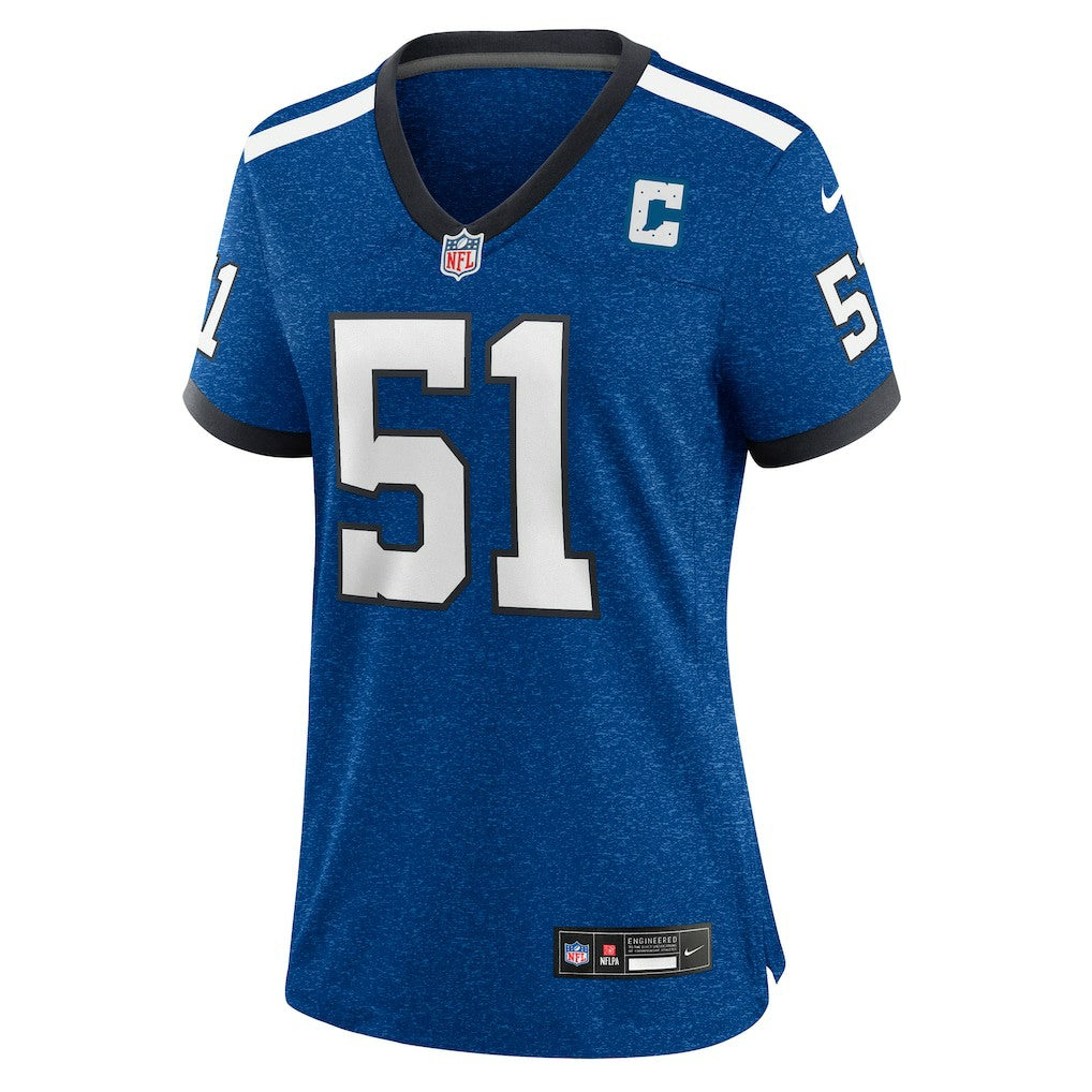 Kwity Paye Indianapolis Colts Women's Indiana Nights Alternate Game Jersey - Royal | NFL Jerseys