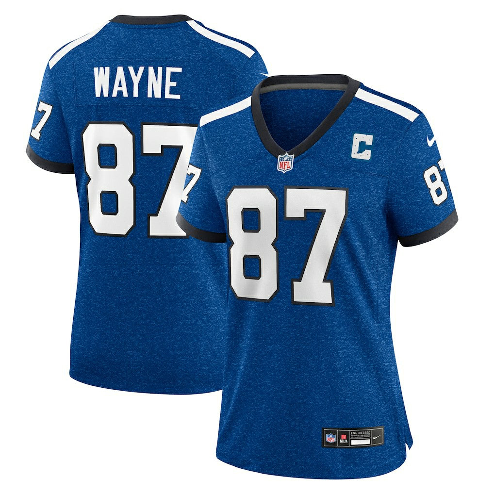 Reggie Wayne Indianapolis Colts Women's Indiana Nights Alternate Game Jersey Royal - Nike