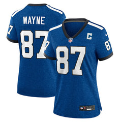 Reggie Wayne Indianapolis Colts Women's Indiana Nights Alternate Game Jersey Royal - Nike