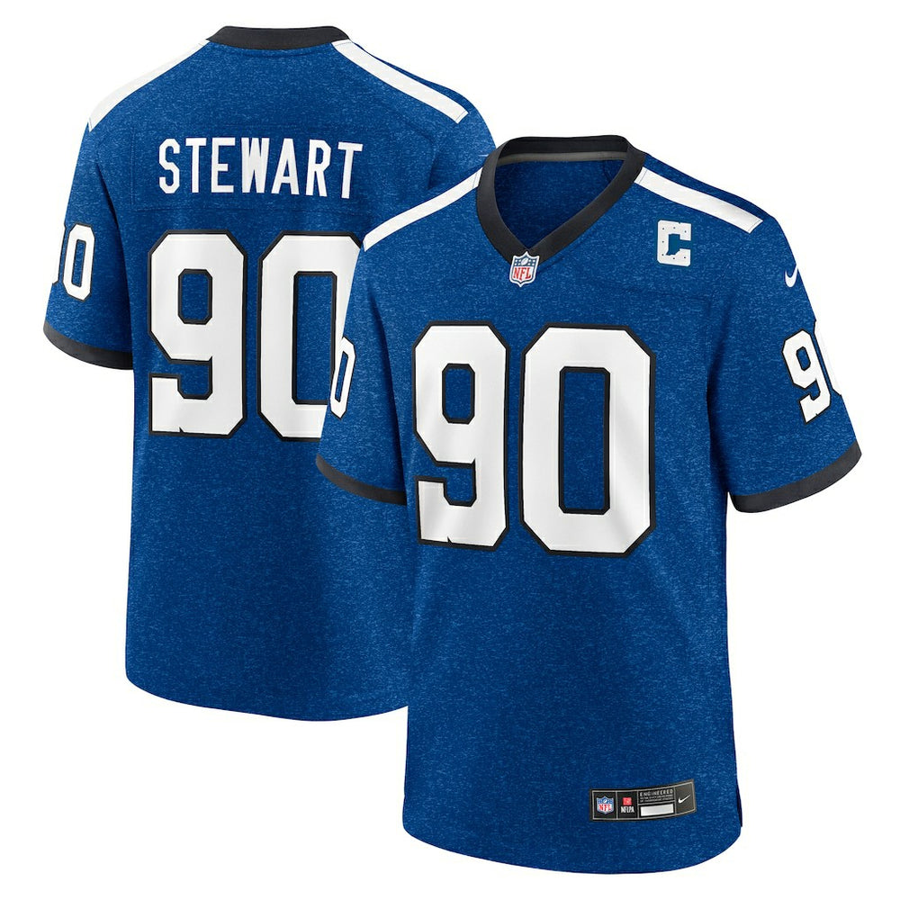 Grover Stewart Indianapolis Colts Alternate Game Jersey Blue - Nike
