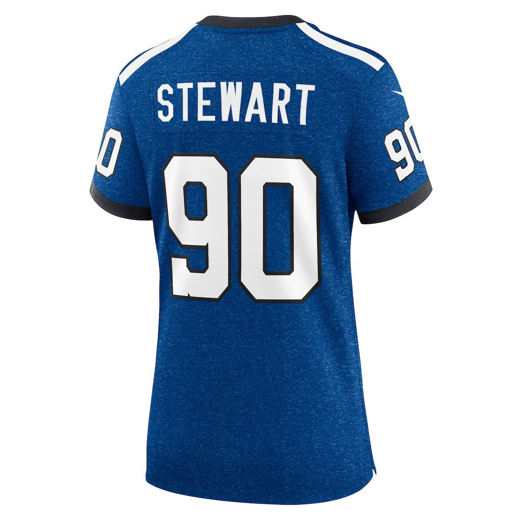Grover Stewart Indianapolis Colts Women's Indiana Nights Alternate Game Jersey - Royal | NFL Jerseys