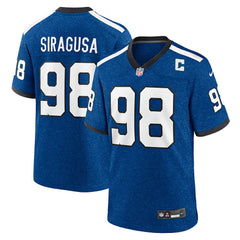 Tony Siragusa Indianapolis Colts Retired Player Alternate Game Jersey Blue - Nike