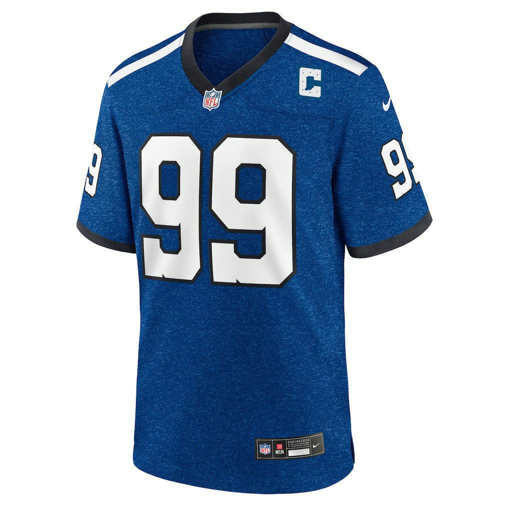 DeForest Buckner Indianapolis Colts Alternate Game Jersey - Blue | NFL Jerseys