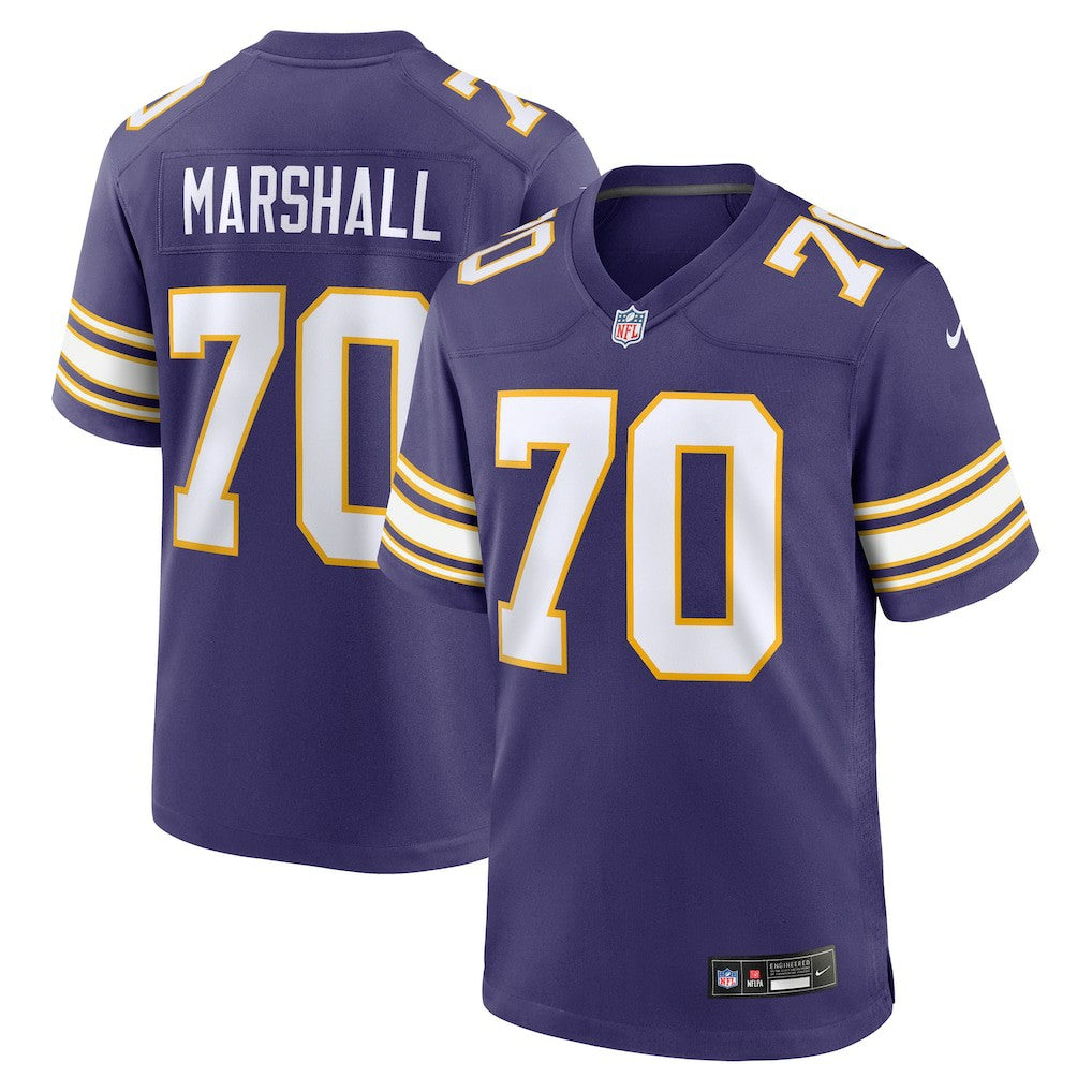 Jim Marshall Minnesota Vikings Retired Player Alternate Game Jersey Purple - Nike