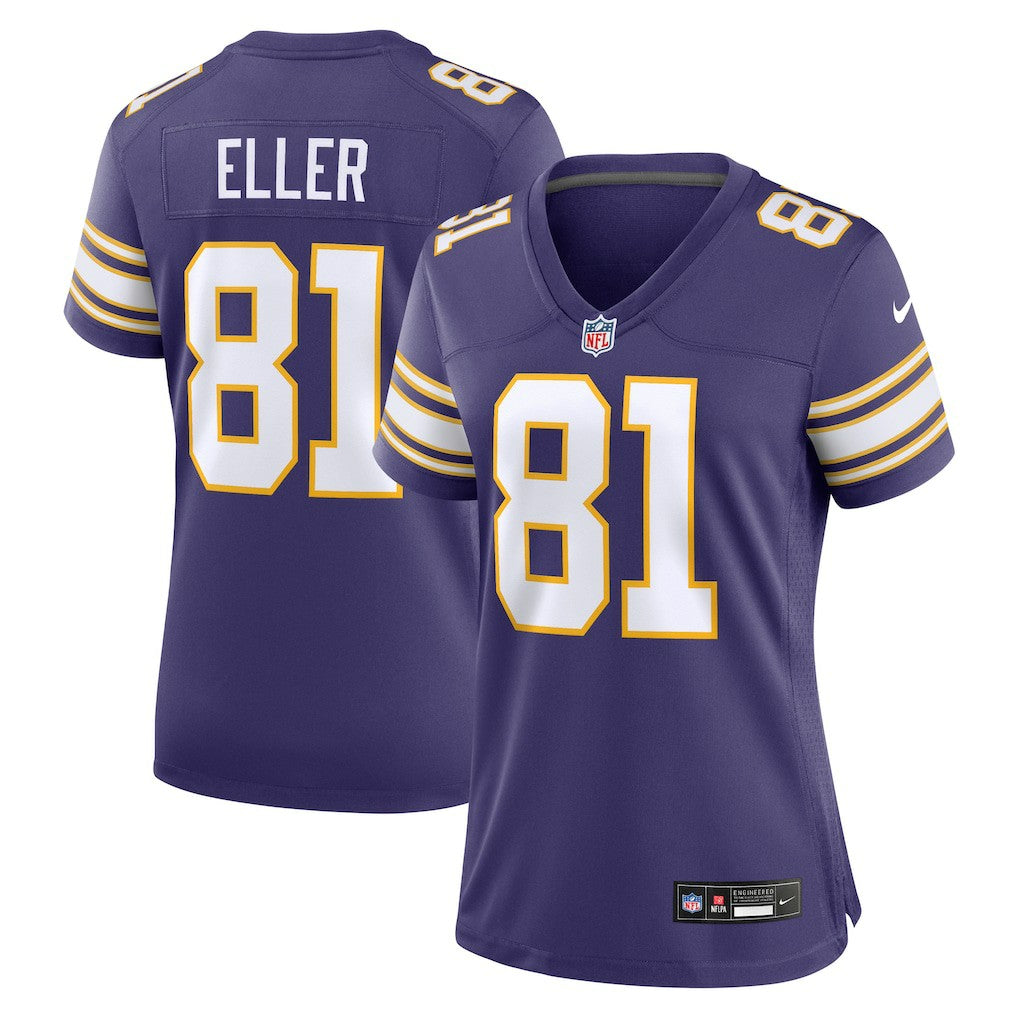 Carl Eller Minnesota Vikings Women's Classic Retired Player Jersey Purple - Nike