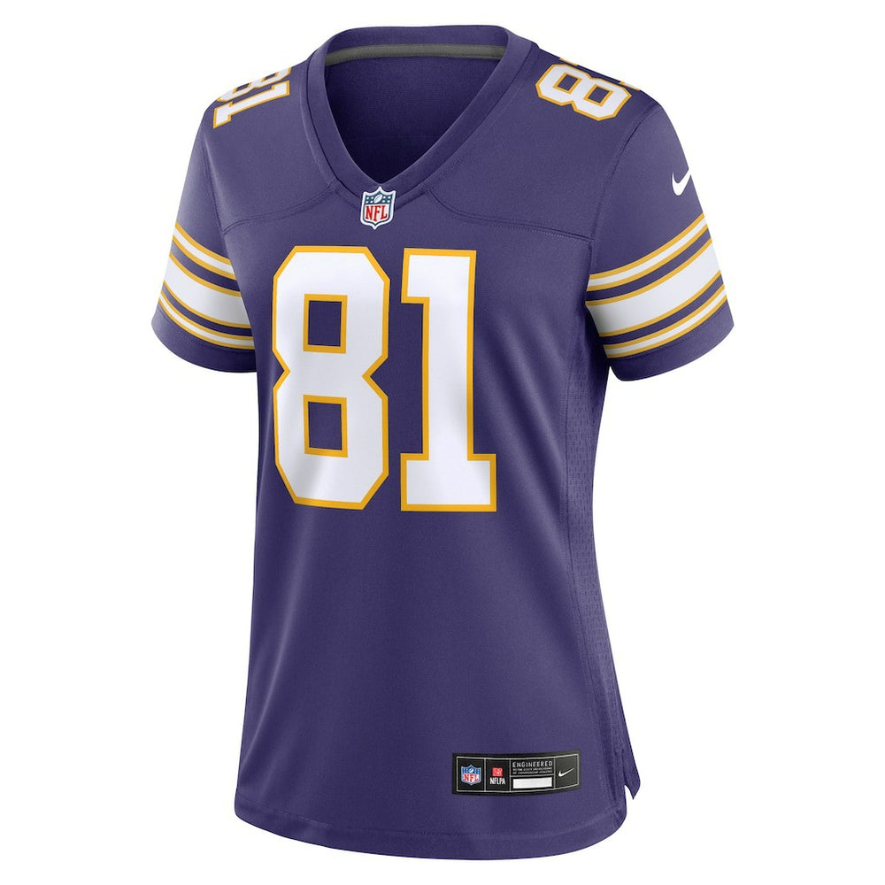 Carl Eller Minnesota Vikings Women's Classic Retired Player Jersey Purple - Nike