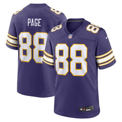Alan Page Minnesota Vikings Retired Player Alternate Game Jersey Purple - Nike
