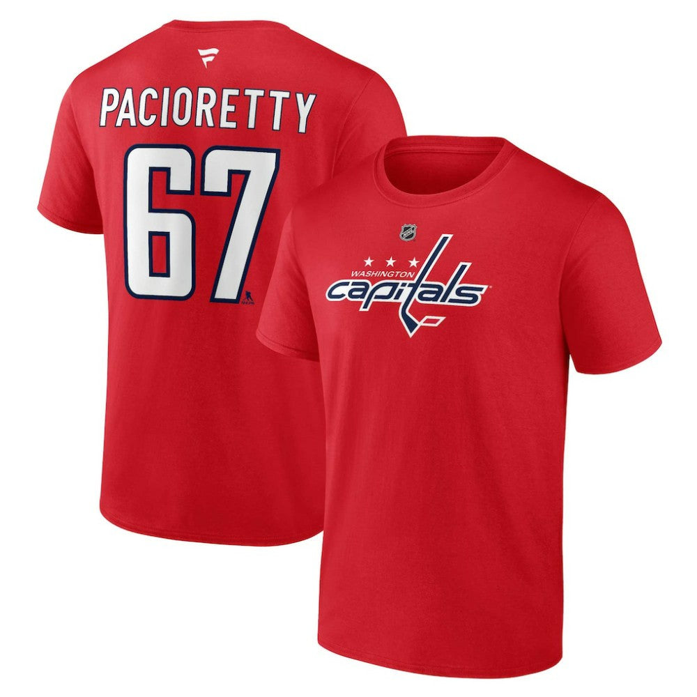 Max Pacioretty Washington Capitals Fanatics Authentic Stack Name & Number T-Shirt Red