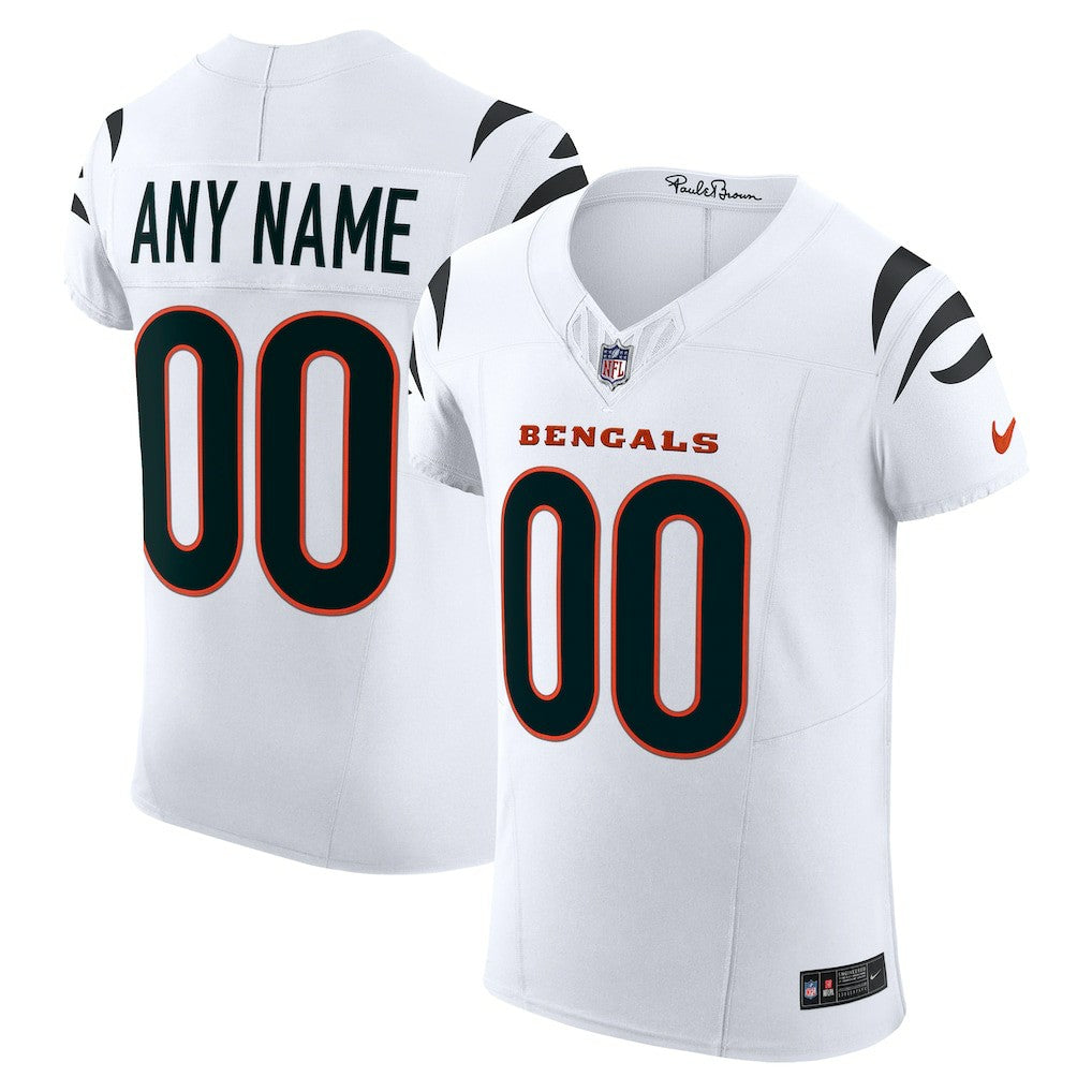 Cincinnati Bengals Vapor F.U.S.E. Elite Custom Jersey White - Nike