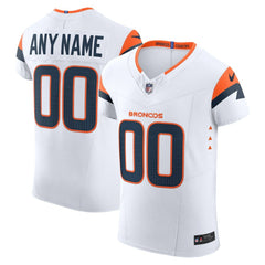 Denver Broncos Vapor F.U.S.E. Elite Custom Jersey White - Nike
