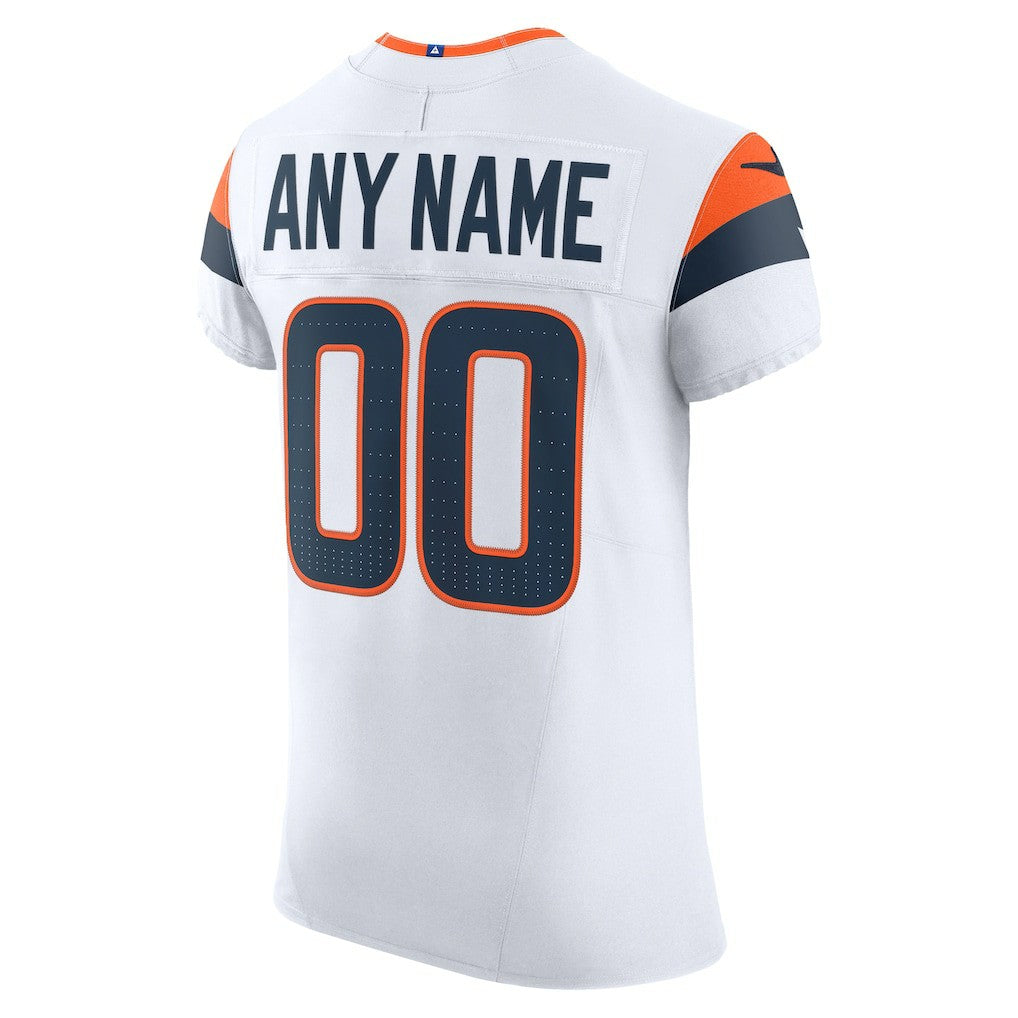 Denver Broncos Vapor F.U.S.E. Elite Custom Jersey - White | NFL Jerseys