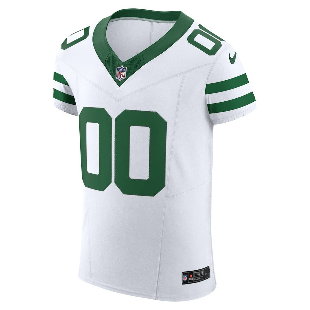 New York Jets Vapor F.U.S.E. Elite Custom Jersey White - Nike