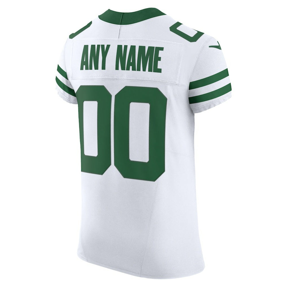 New York Jets Vapor F.U.S.E. Elite Custom Jersey White - Nike