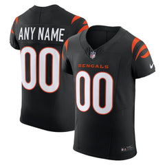 Cincinnati Bengals Team Vapor F.U.S.E. Elite Custom Jersey Black - Nike