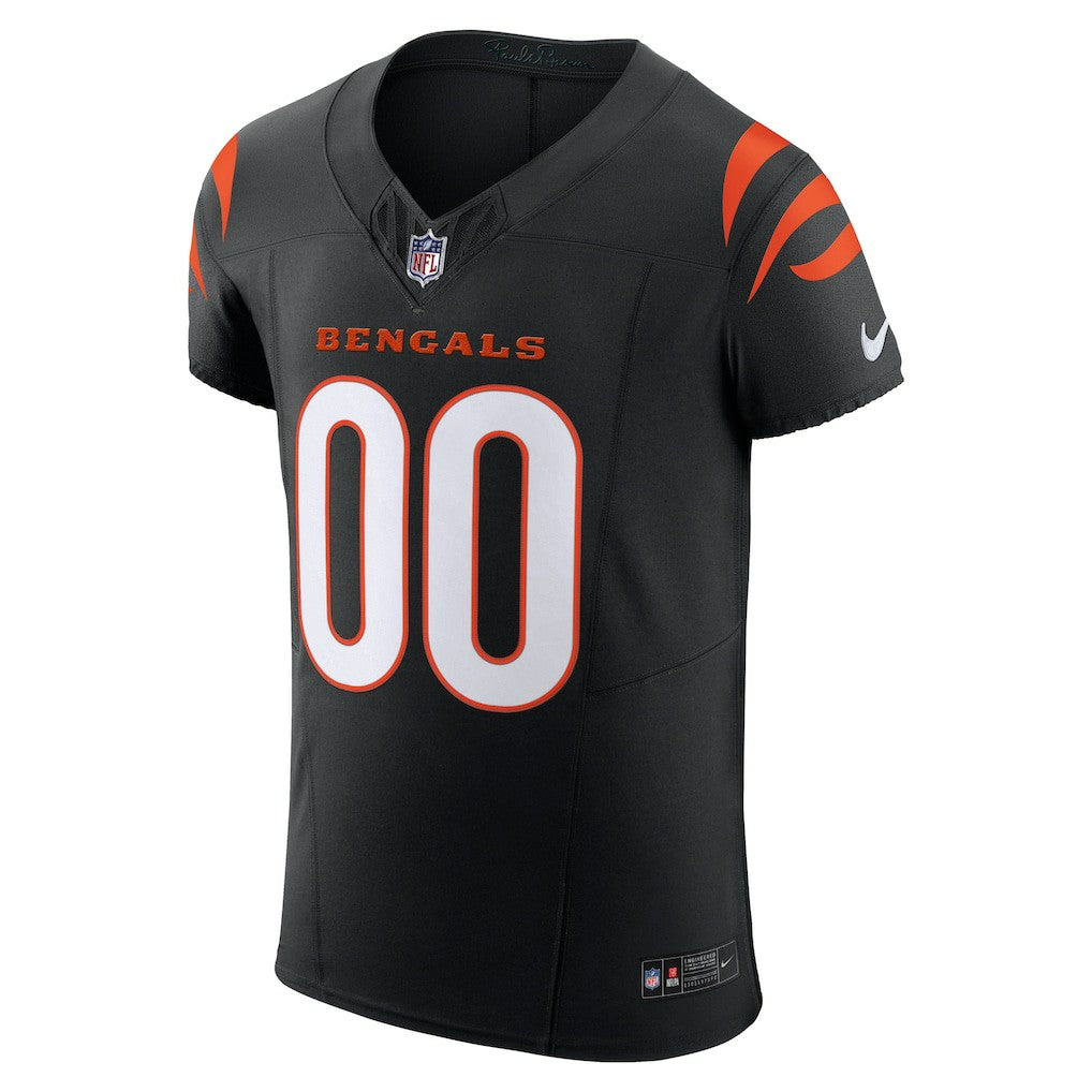 Cincinnati Bengals Team Vapor F.U.S.E. Elite Custom Jersey Black - Nike