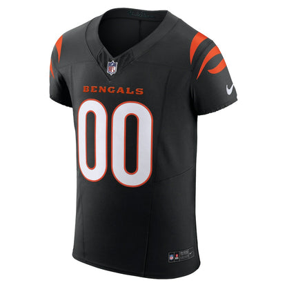 Cincinnati Bengals Team Vapor F.U.S.E. Elite Custom Jersey - Black | NFL Jerseys