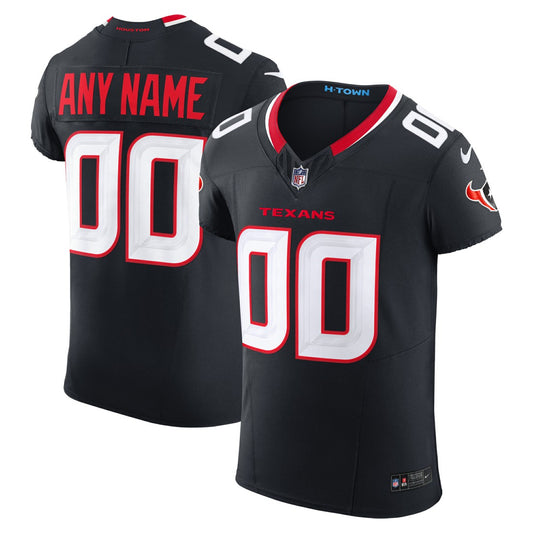Houston Texans Team Vapor F.U.S.E. Elite Custom Jersey - Navy | NFL Jerseys