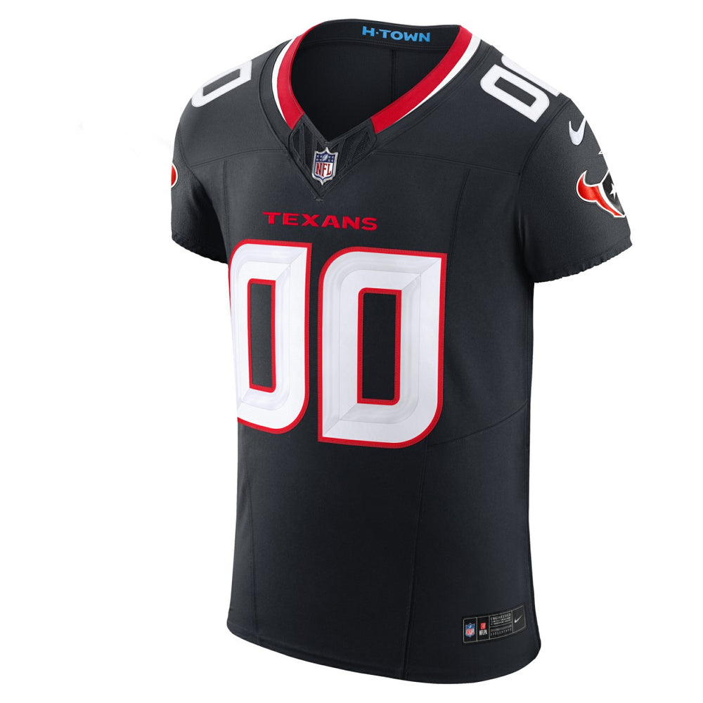 Houston Texans Team Vapor F.U.S.E. Elite Custom Jersey Navy - Nike