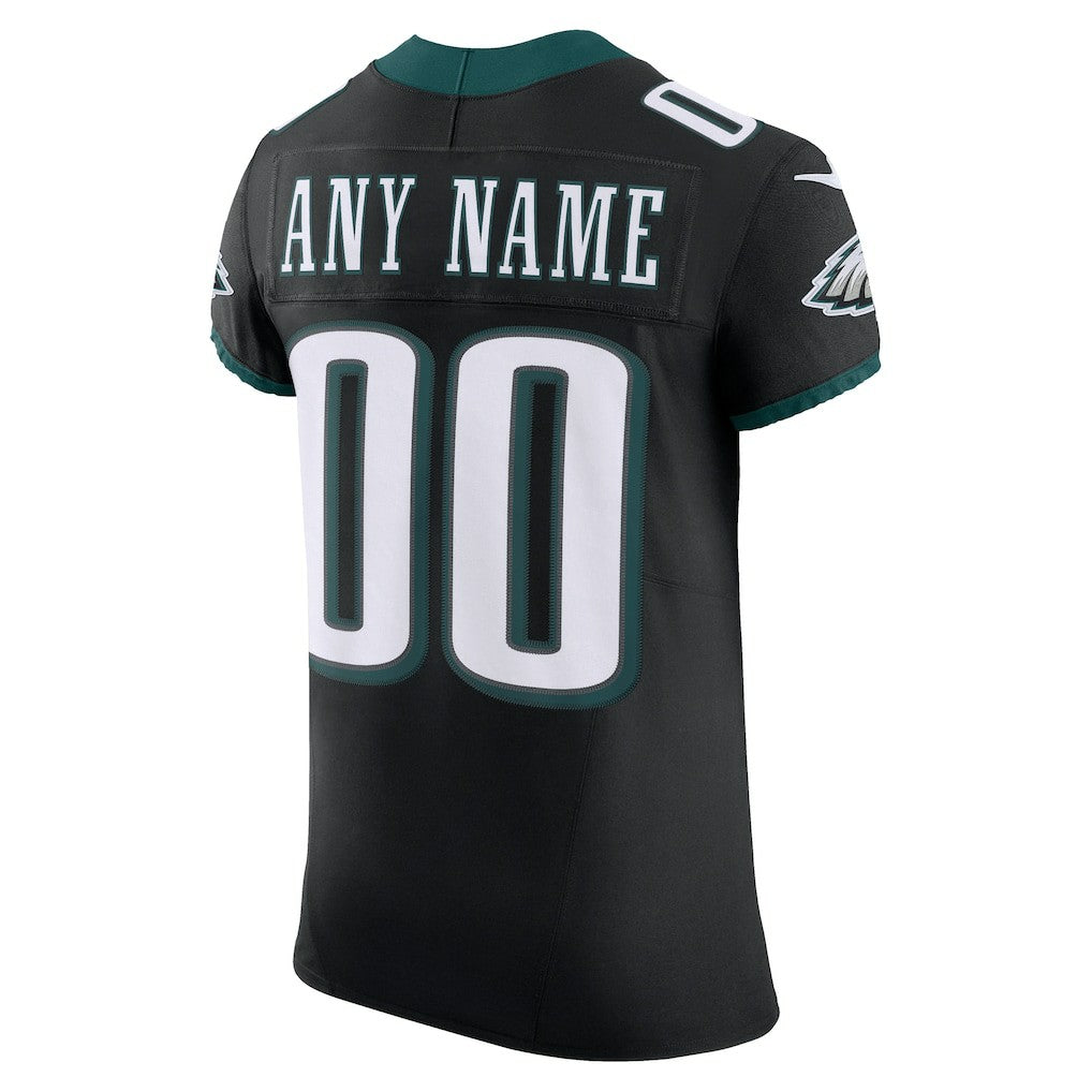 Philadelphia Eagles Alternate Vapor F.U.S.E. Elite Custom Jersey - Black | NFL Jerseys