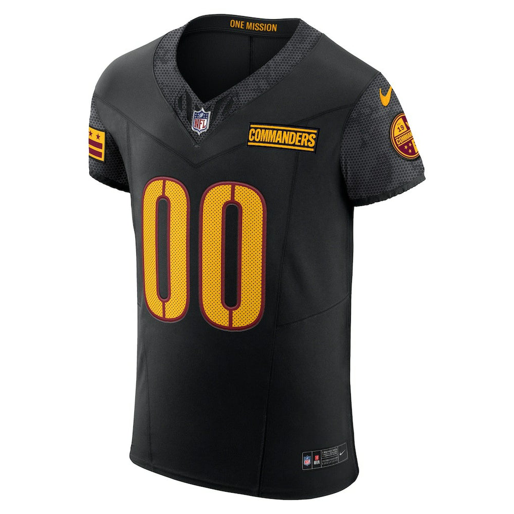 Washington Commanders Alternate Vapor F.U.S.E. Elite Custom Jersey Black - Nike