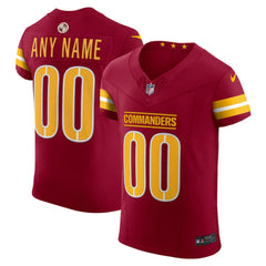 Washington Commanders Team Vapor F.U.S.E. Elite Custom Jersey Burgundy - Nike