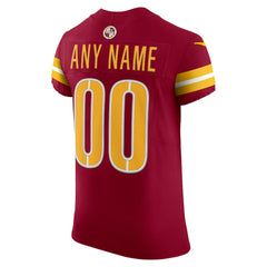 Washington Commanders Team Vapor F.U.S.E. Elite Custom Jersey Burgundy - Nike
