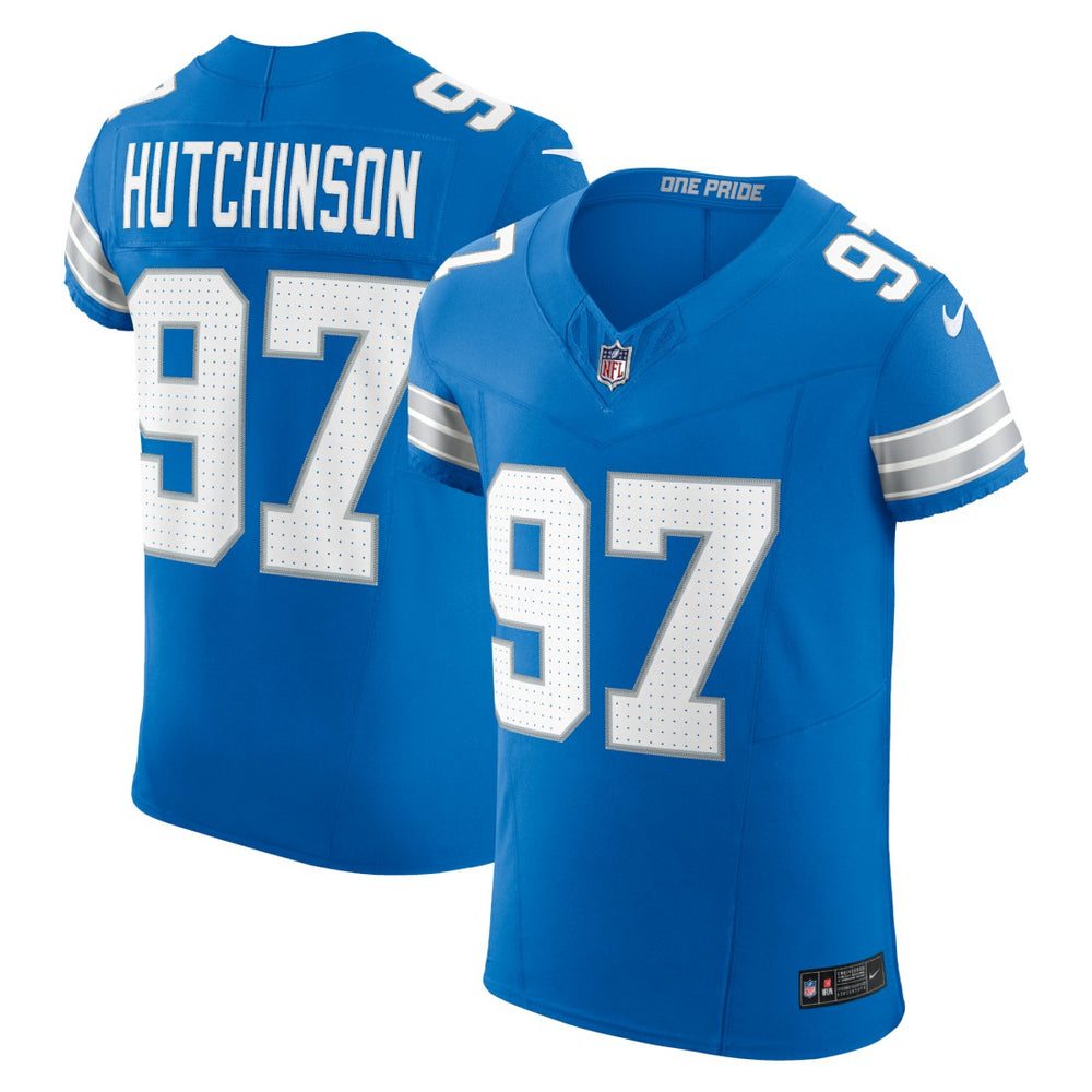 Aidan Hutchinson Detroit Lions Vapor F.U.S.E. Elite Jersey Blue - Nike