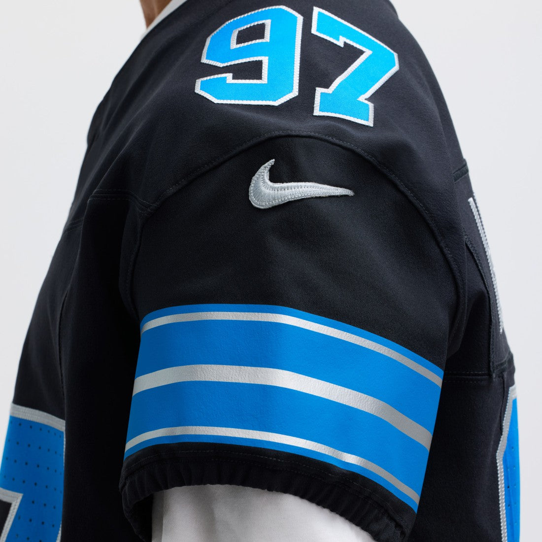 Aidan Hutchinson Detroit Lions Alternate Vapor F.U.S.E. Elite Jersey Black - Nike