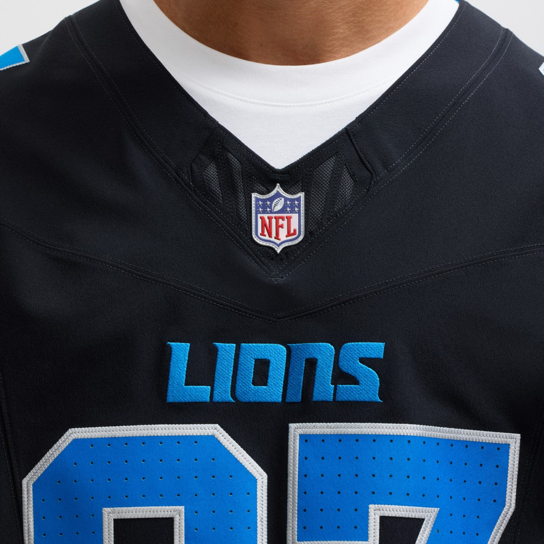 Aidan Hutchinson Detroit Lions Alternate Vapor F.U.S.E. Elite Jersey Black - Nike