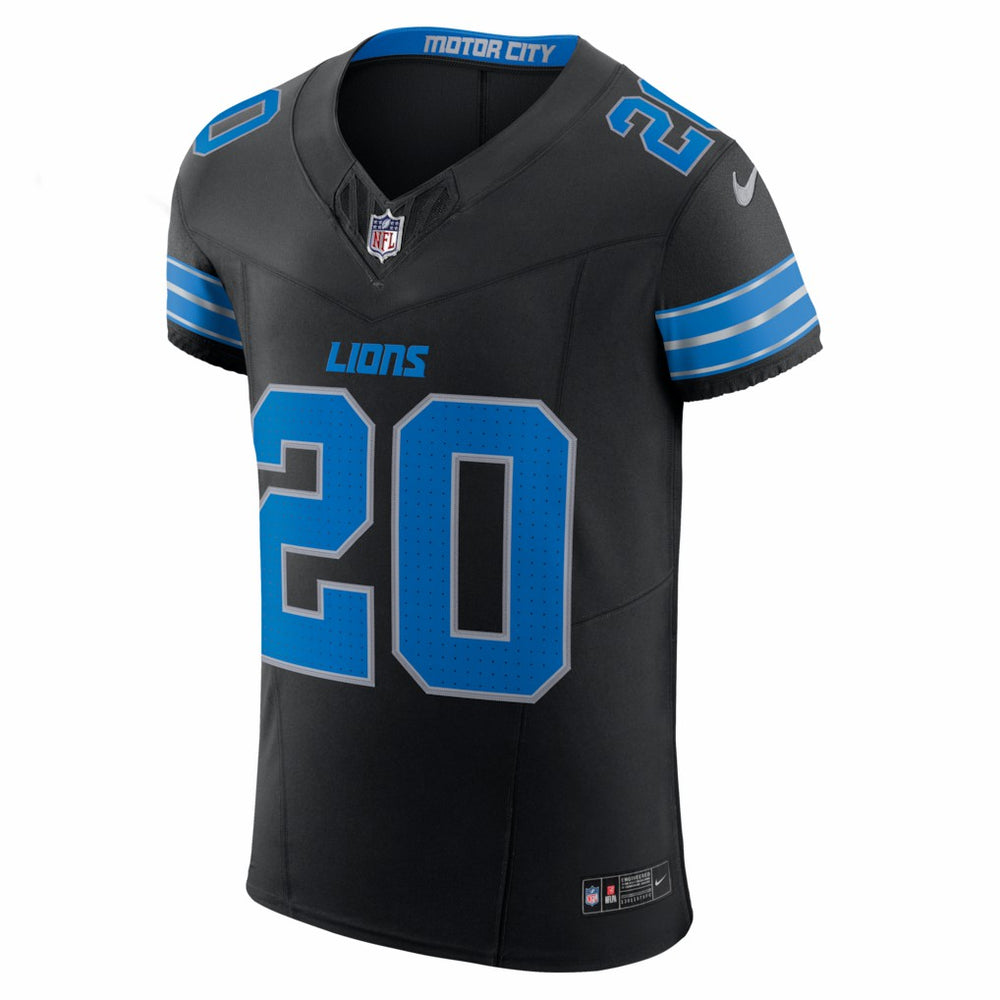 Barry Sanders Detroit Lions Alternate Vapor F.U.S.E. Elite Jersey Black - Nike