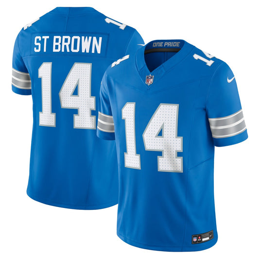 Amon-Ra St. Brown Detroit Lions Vapor F.U.S.E. Limited Jersey - Blue | NFL Jerseys