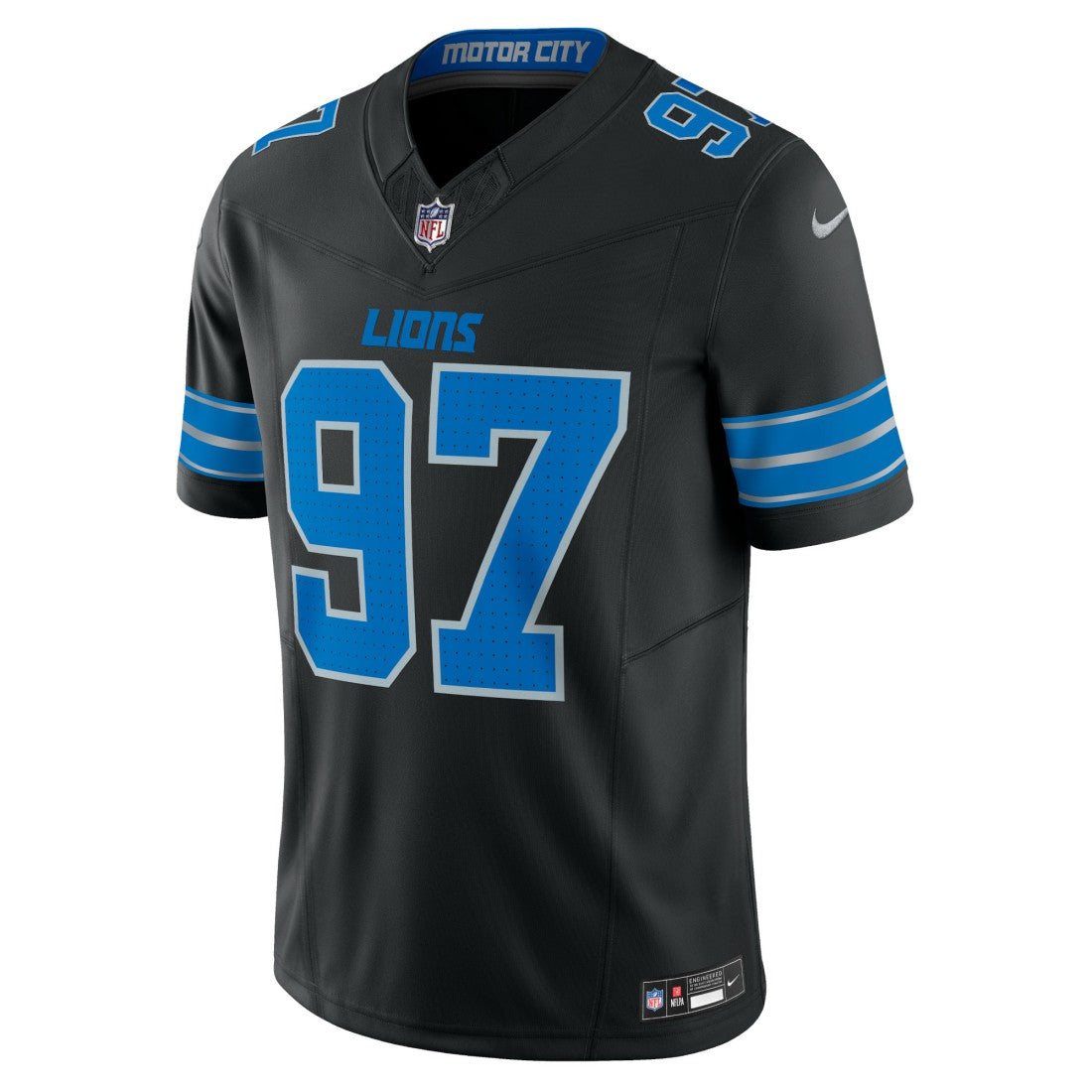 Aidan Hutchinson Detroit Lions 2nd Alternate Vapor F.U.S.E. Limited Jersey Black - Nike