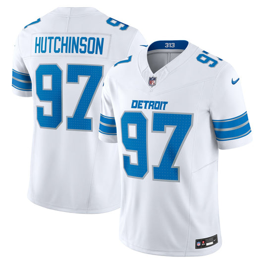 Aidan Hutchinson Detroit Lions Vapor F.U.S.E. Limited Jersey - White | NFL Jerseys